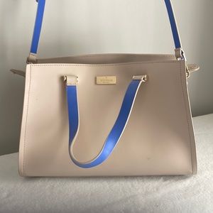 Kate Spade handbag beige, and blue